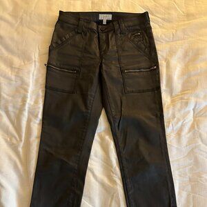 Joie Faux Leather pants Size 27 black